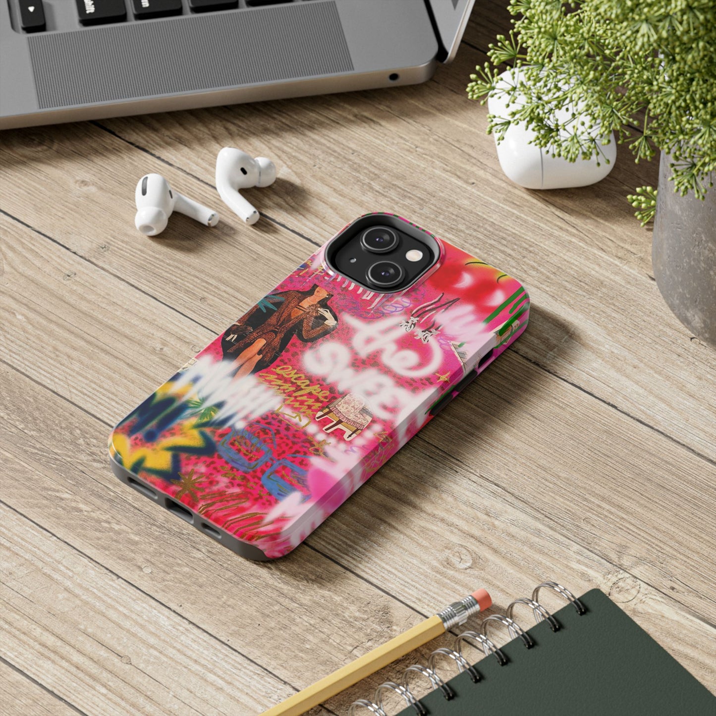 "sweet escape" airbrush iPhone case