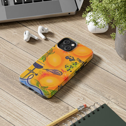"citrus coastline" airbrush iPhone case