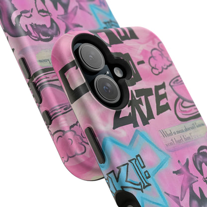 MagSafe "avant le ski" airbrush iPhone case