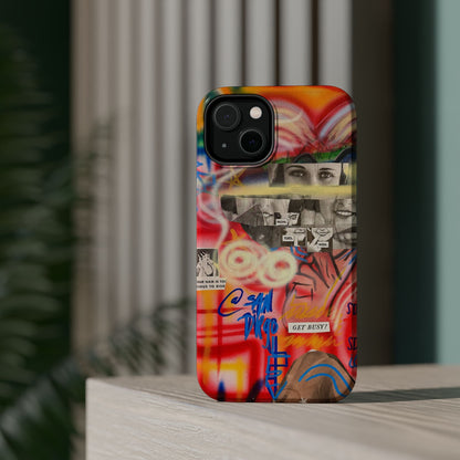 MagSafe Limited Edition "Get Busy" Airbrush iPhone Hülle