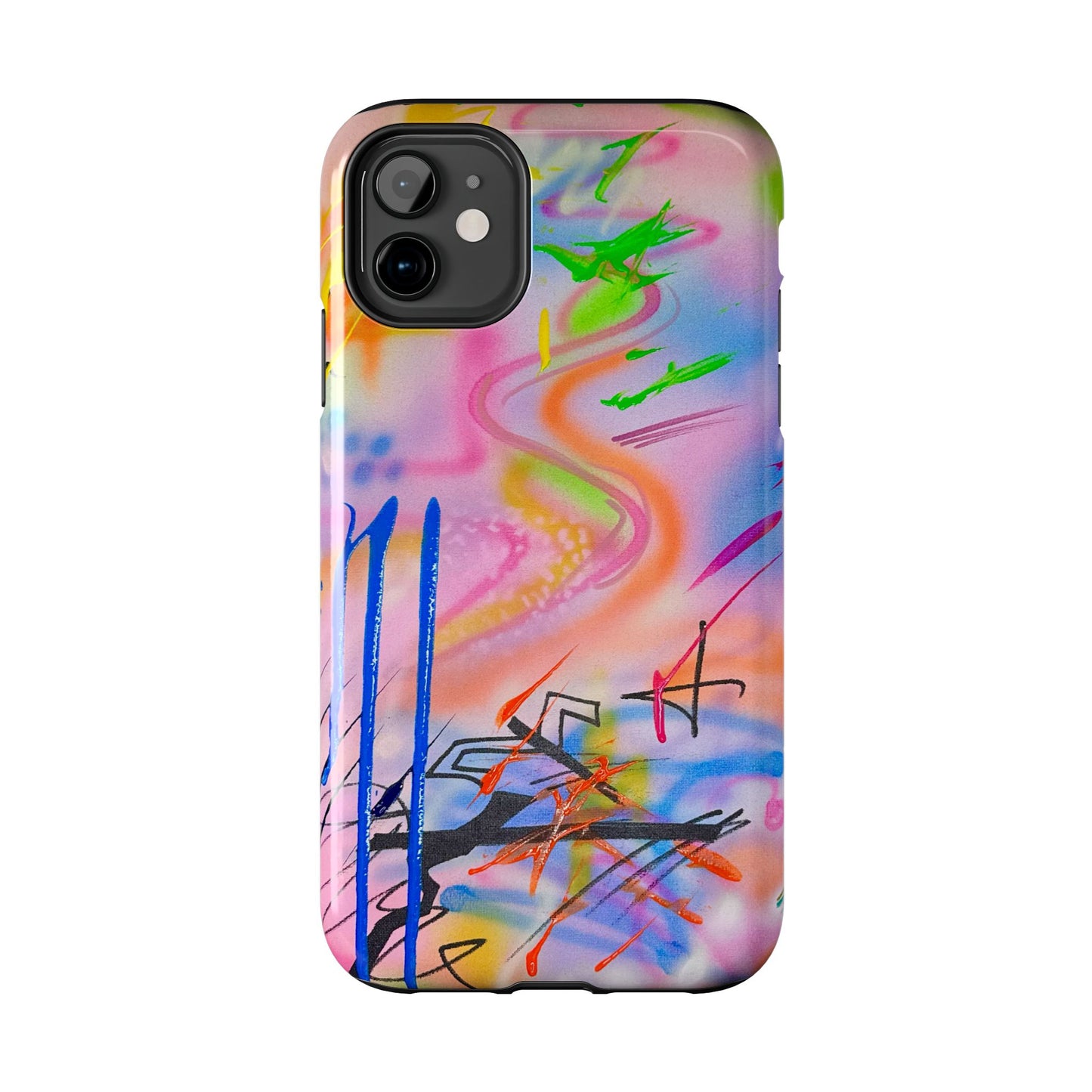 "neon haze" airbrush iPhone case