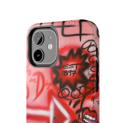 "san diego" airbrush iPhone case