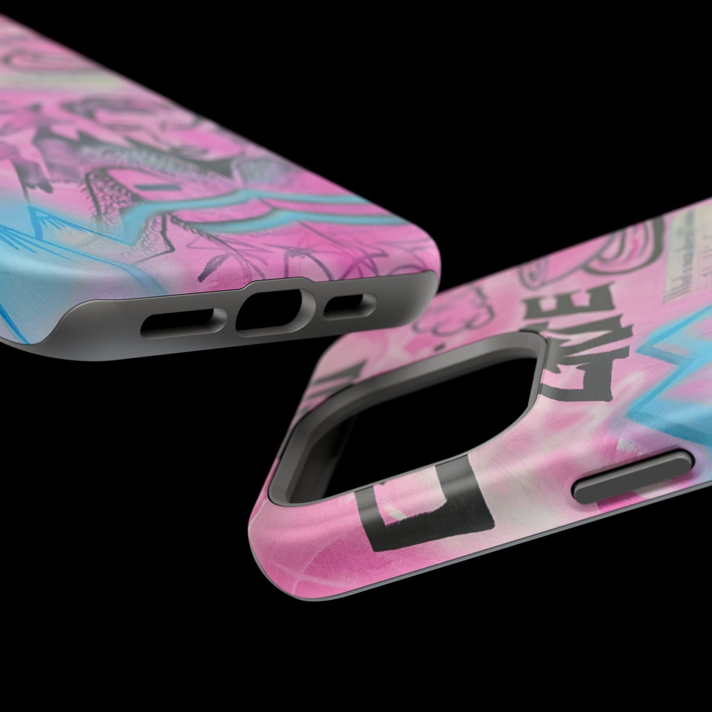 MagSafe "avant le ski" airbrush iPhone case