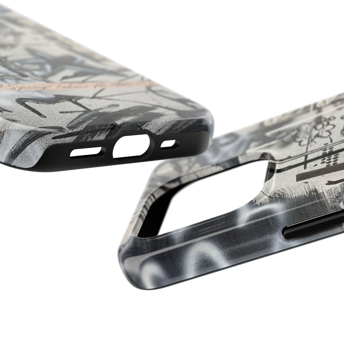 "monochrome mood" airbrush iPhone case