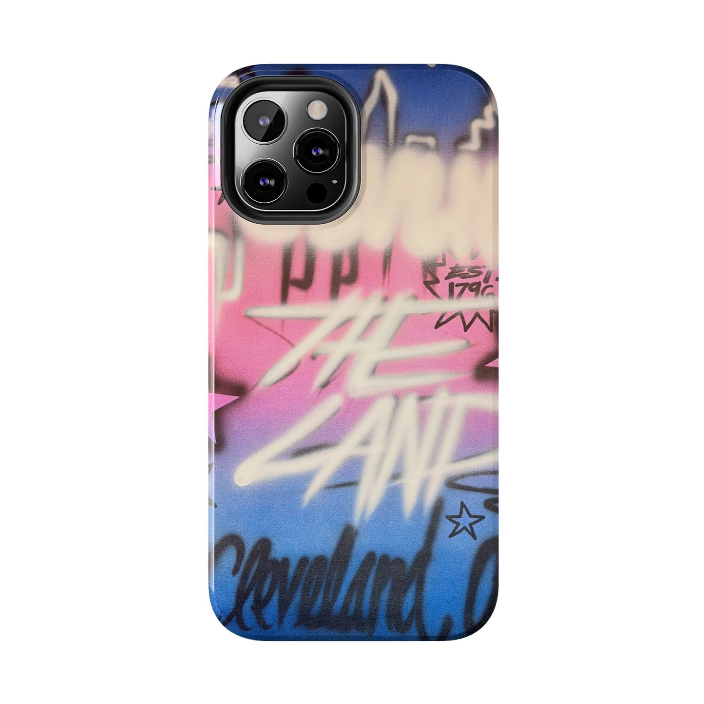 "cleveland" airbrush iPhone case