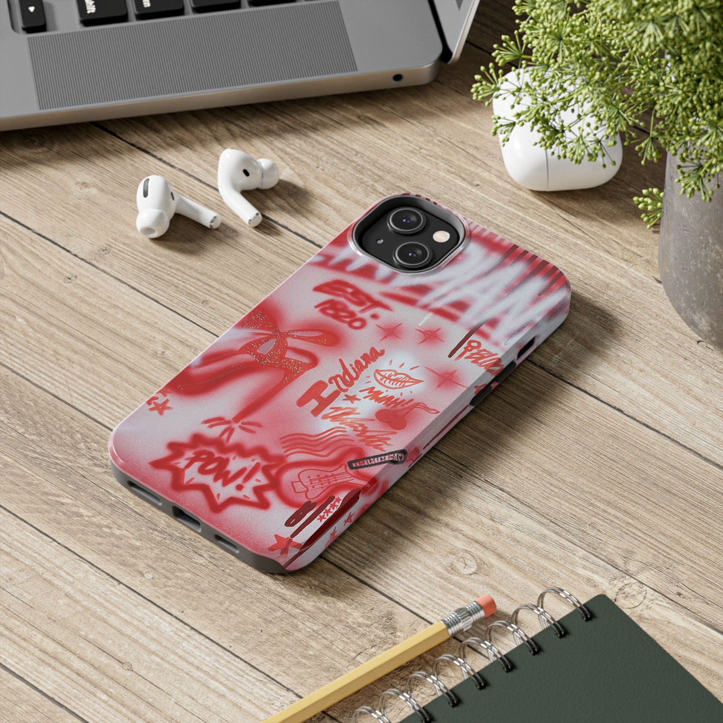 "indiana university" airbrush iPhone case