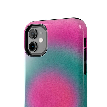 "watermelon swirl" aura airbrush iPhone case