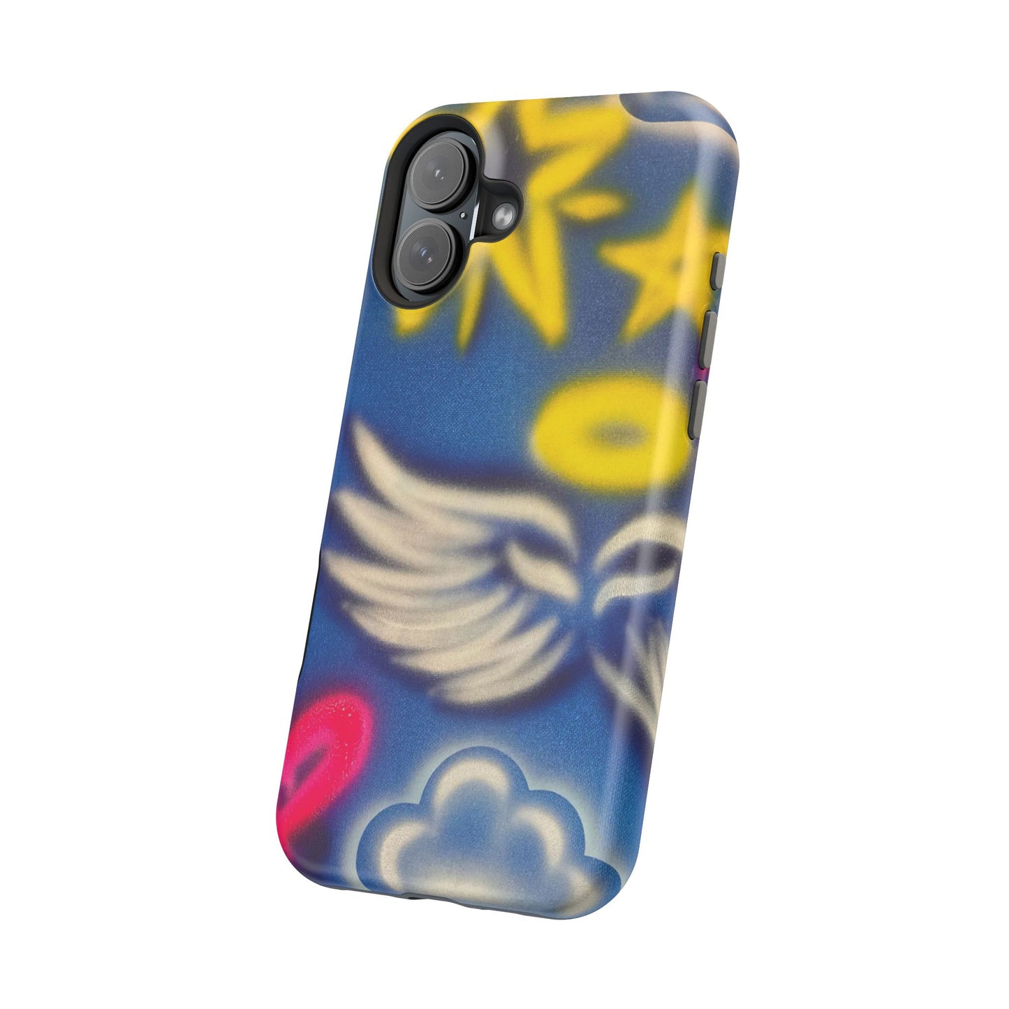 MagSafe "celestial halo" airbrush iPhone case