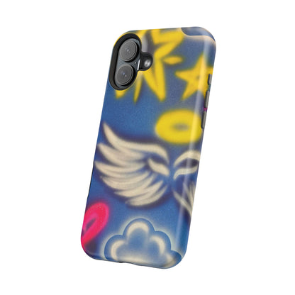 MagSafe "celestial halo" airbrush iPhone case