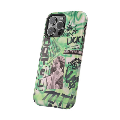 MagSafe "lust over luck" airbrush iPhone case