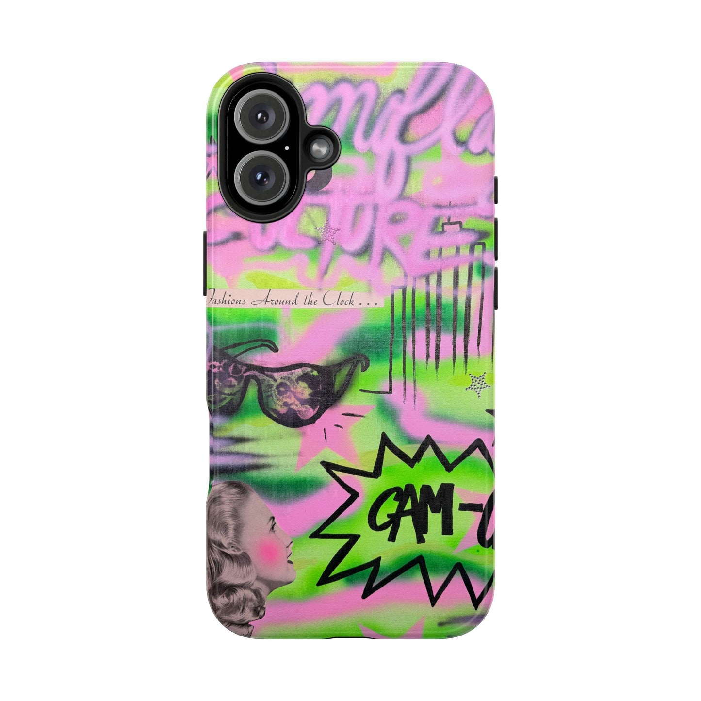 "green camo" airbrush iPhone case