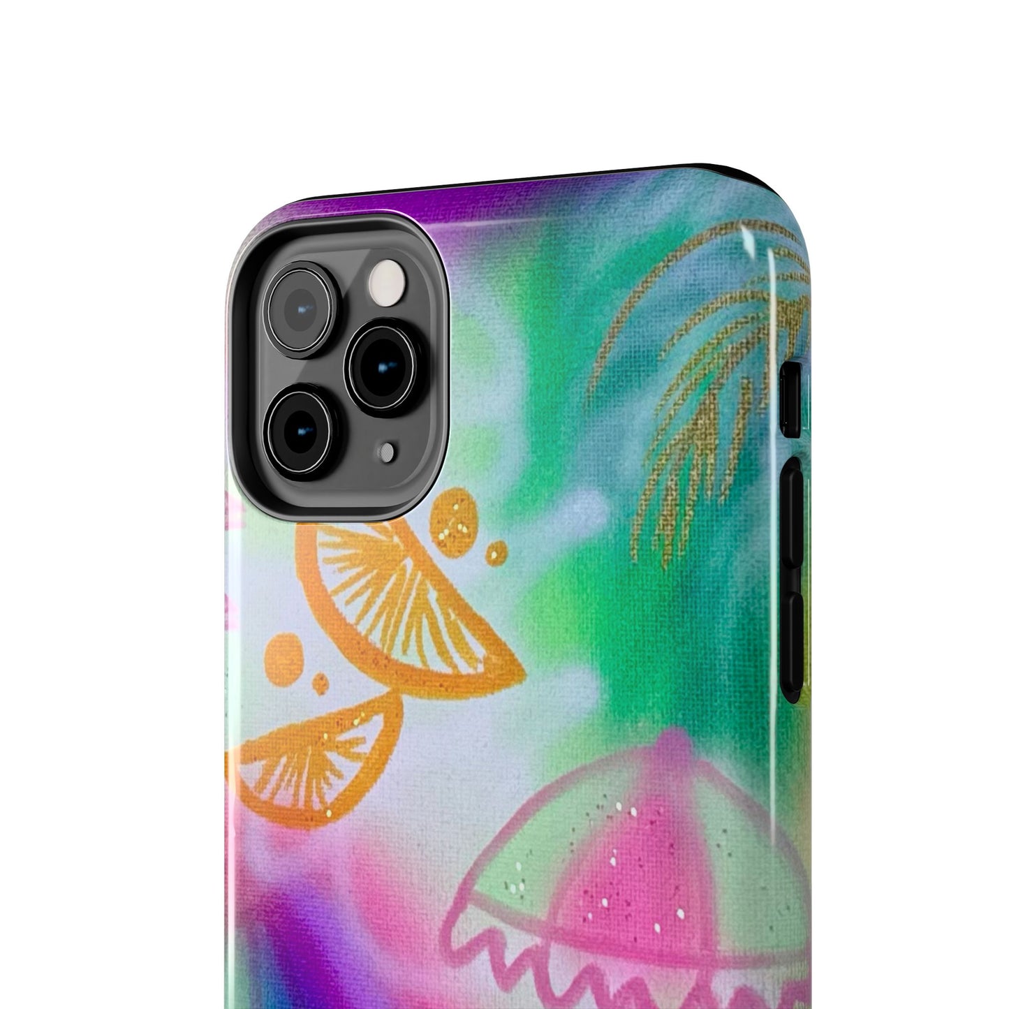 "on the beach" airbrush iPhone case