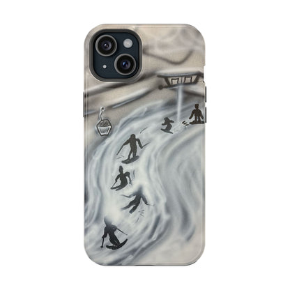 MagSafe "arctic avalanche" airbrush iPhone case