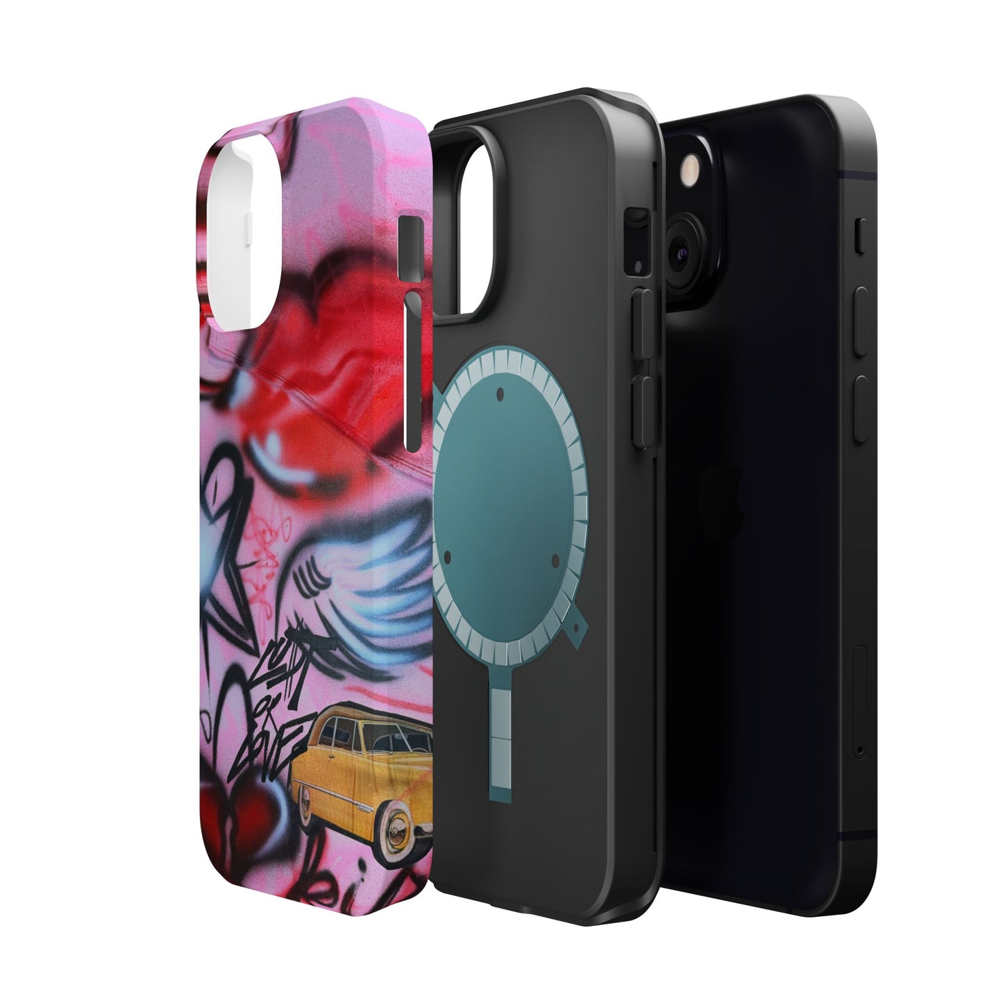 MagSafe "lust or love" airbrush iPhone case
