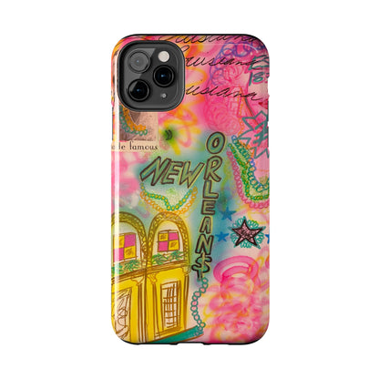 "new orleans, la" airbrush iPhone case