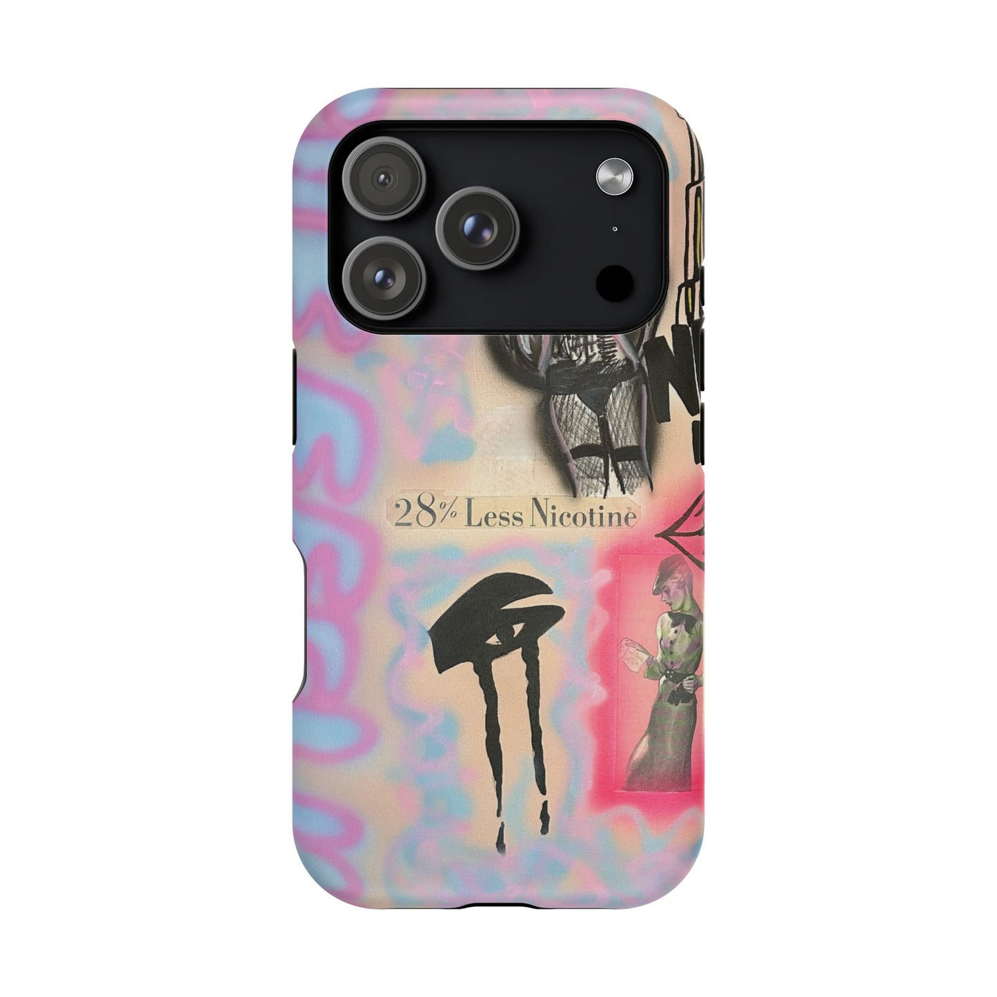 MagSafe "the feeling" airbrush iPhone case