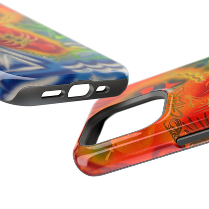 MagSafe "tipsy lobster" airbrush iPhone case