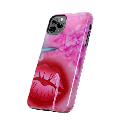 "glitter aura" airbrush iPhone case