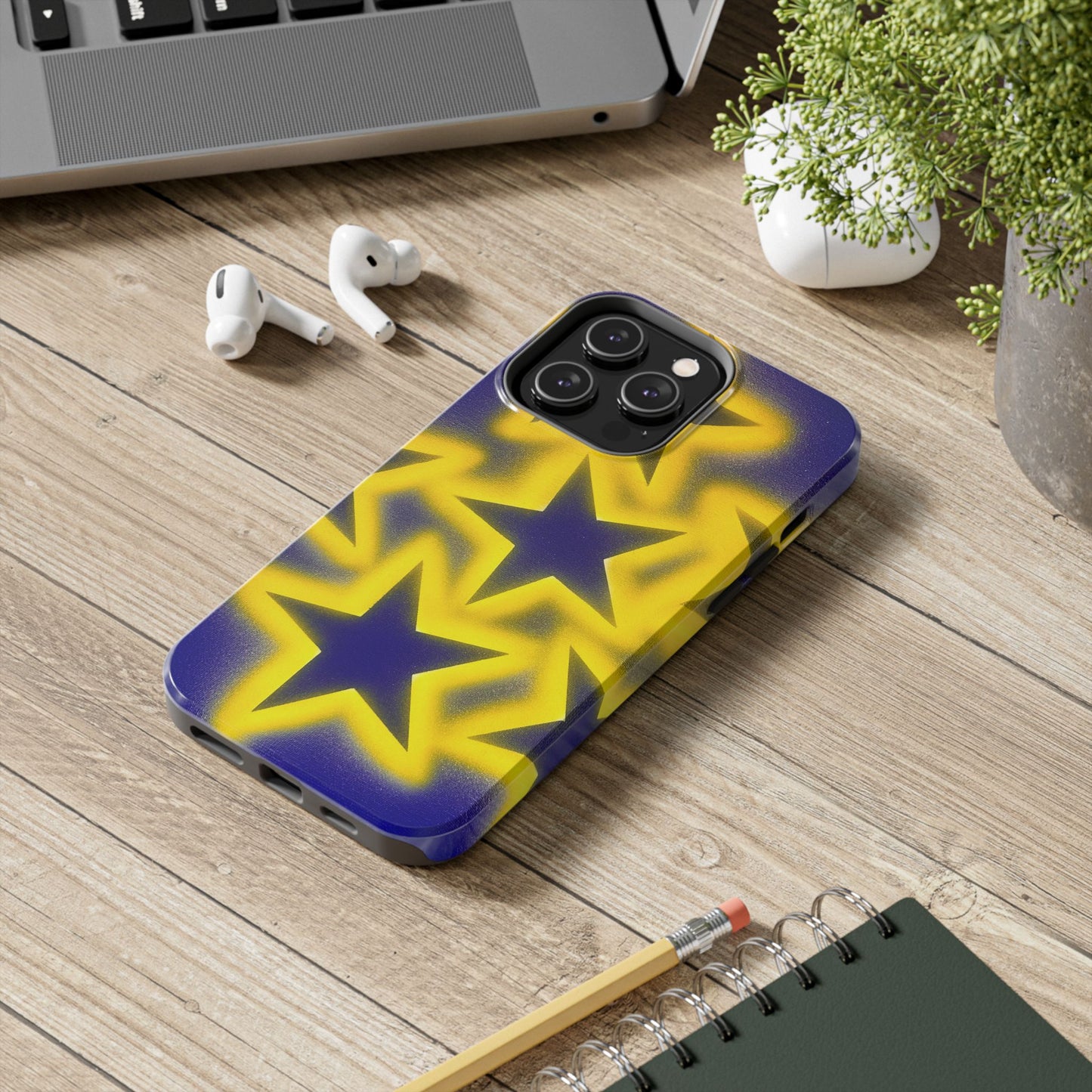 "cosmic crush" airbrush iPhone case