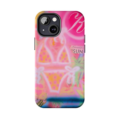 "santa monica strawberry" airbrush iPhone case