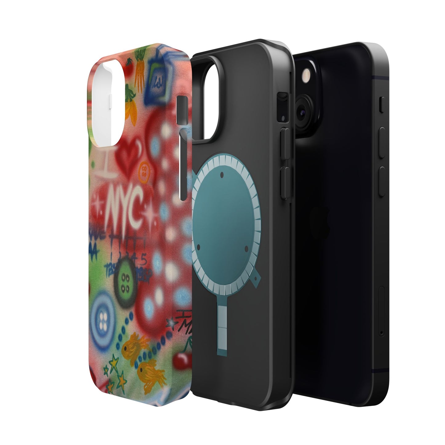 MagSafe "i <3 NYC" airbrush iPhone case