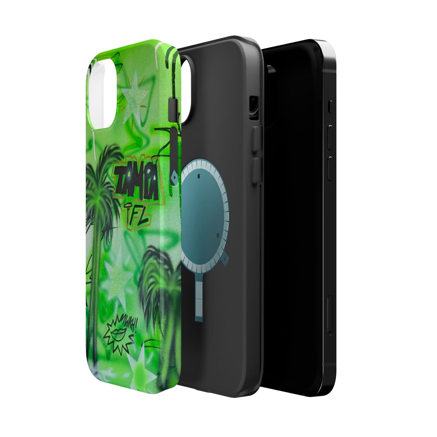 MagSafe "tampa, fl" airbrush iPhone case