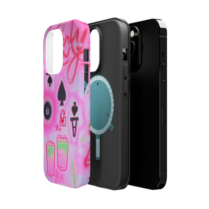 MagSafe "lucky ace" airbrush iPhone case