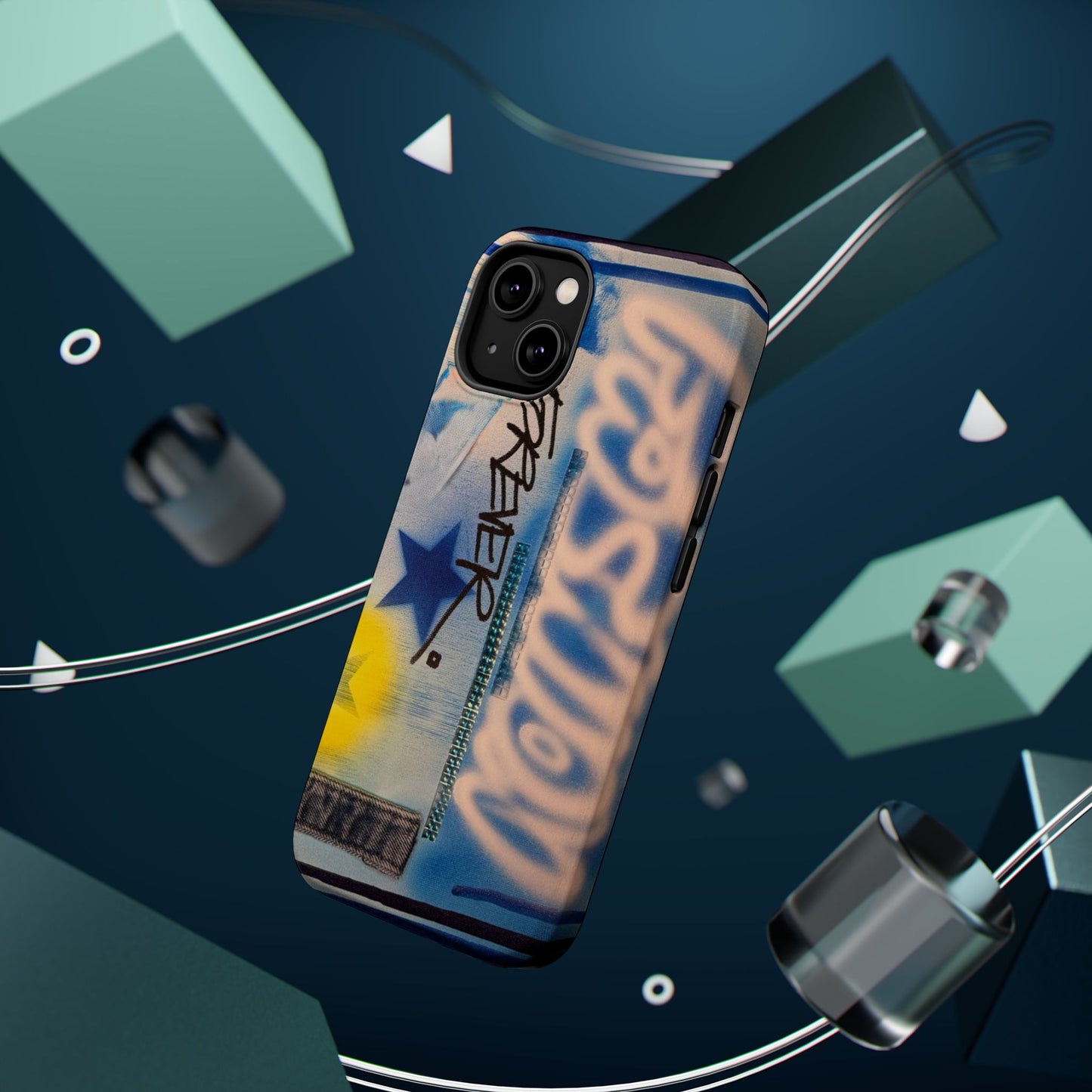 MagSafe "fashion forever" airbrush iPhone case