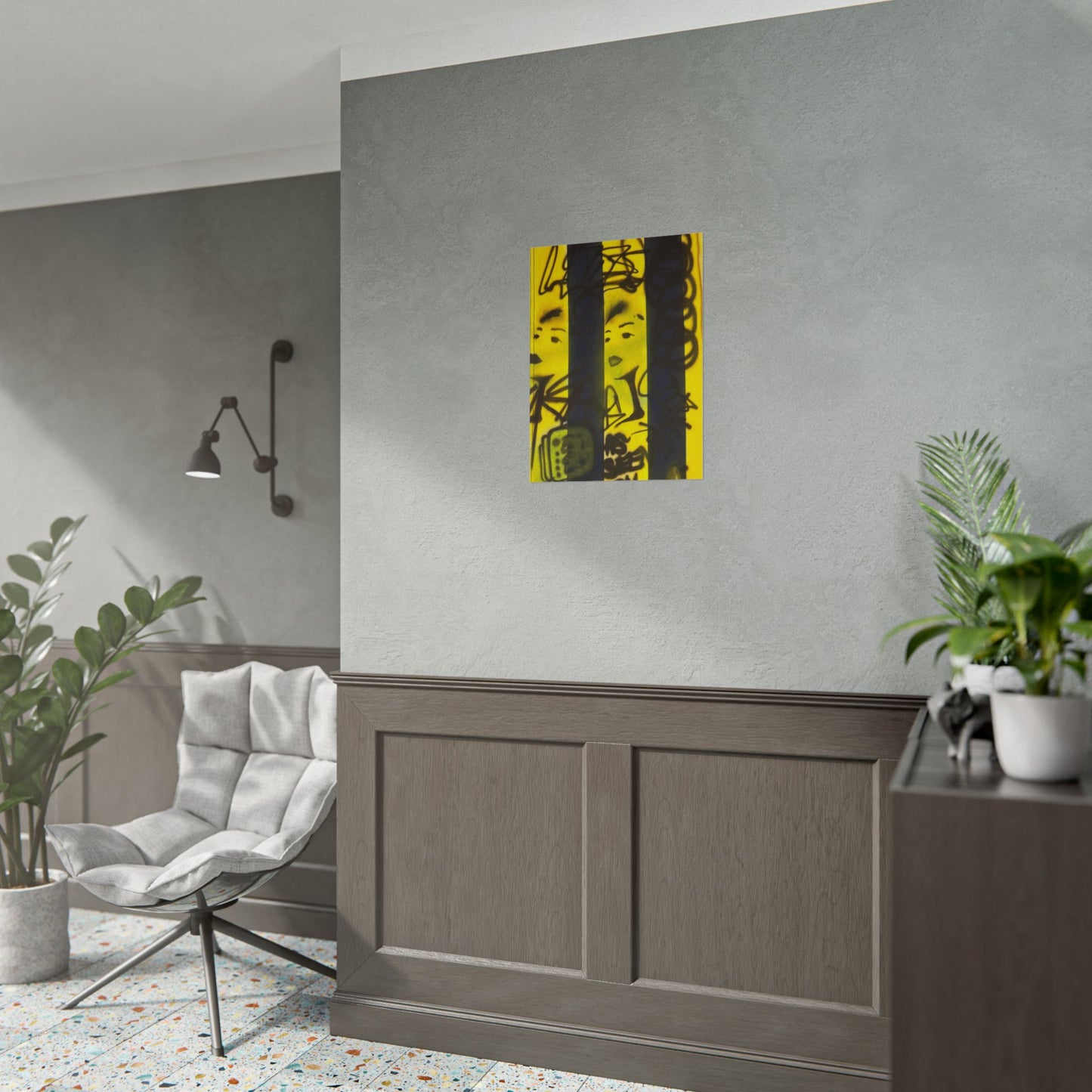 "polo girl" airbrush rolled print