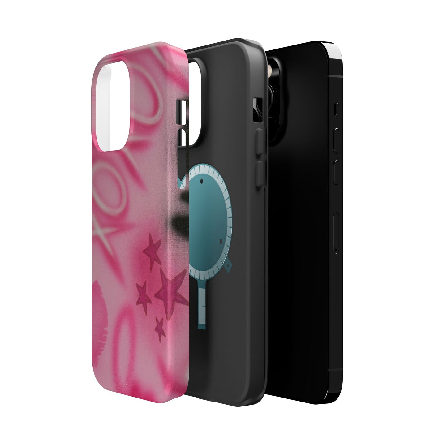 MagSafe "perfectly pink" airbrush iPhone case