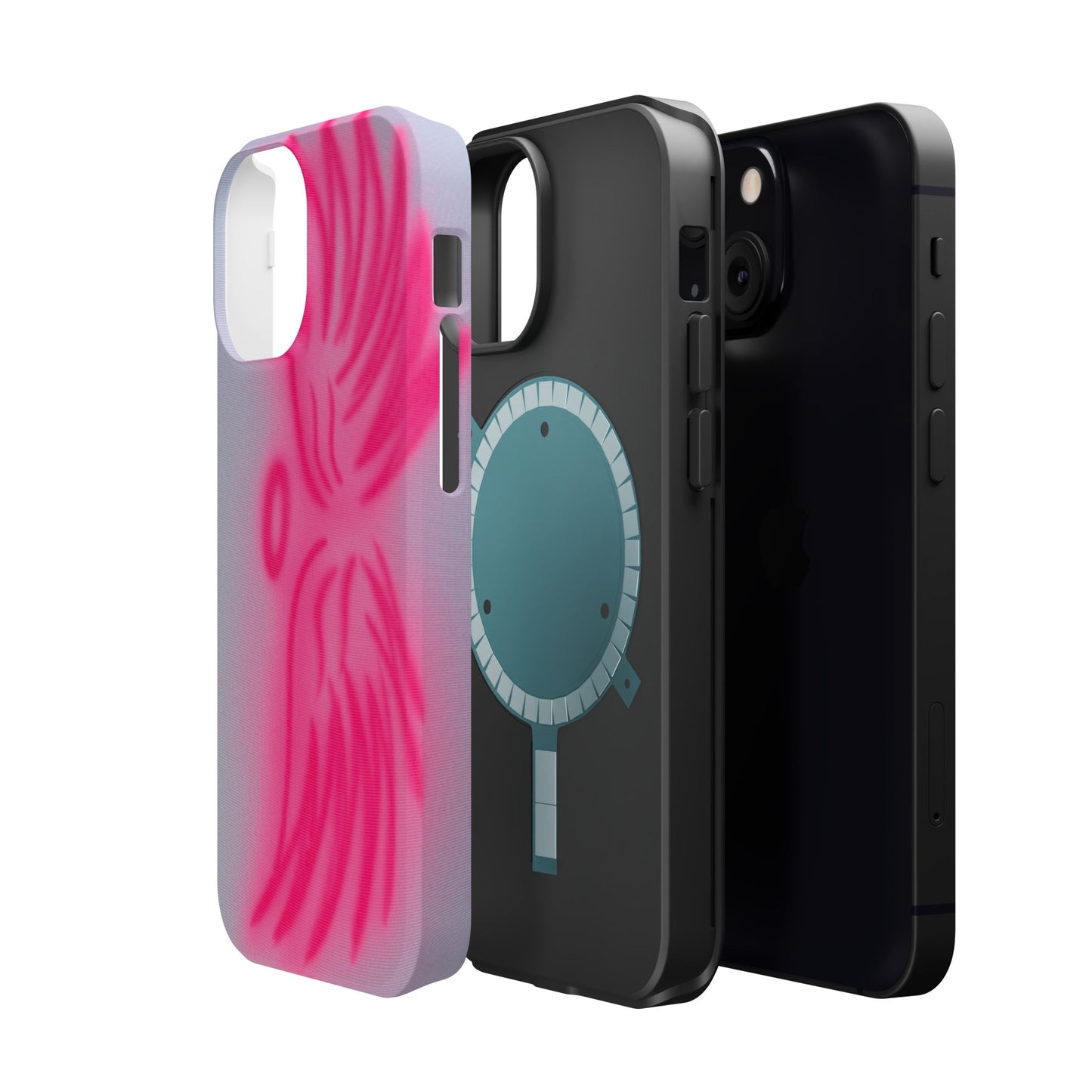 MagSafe "angel wings" airbrush iPhone case