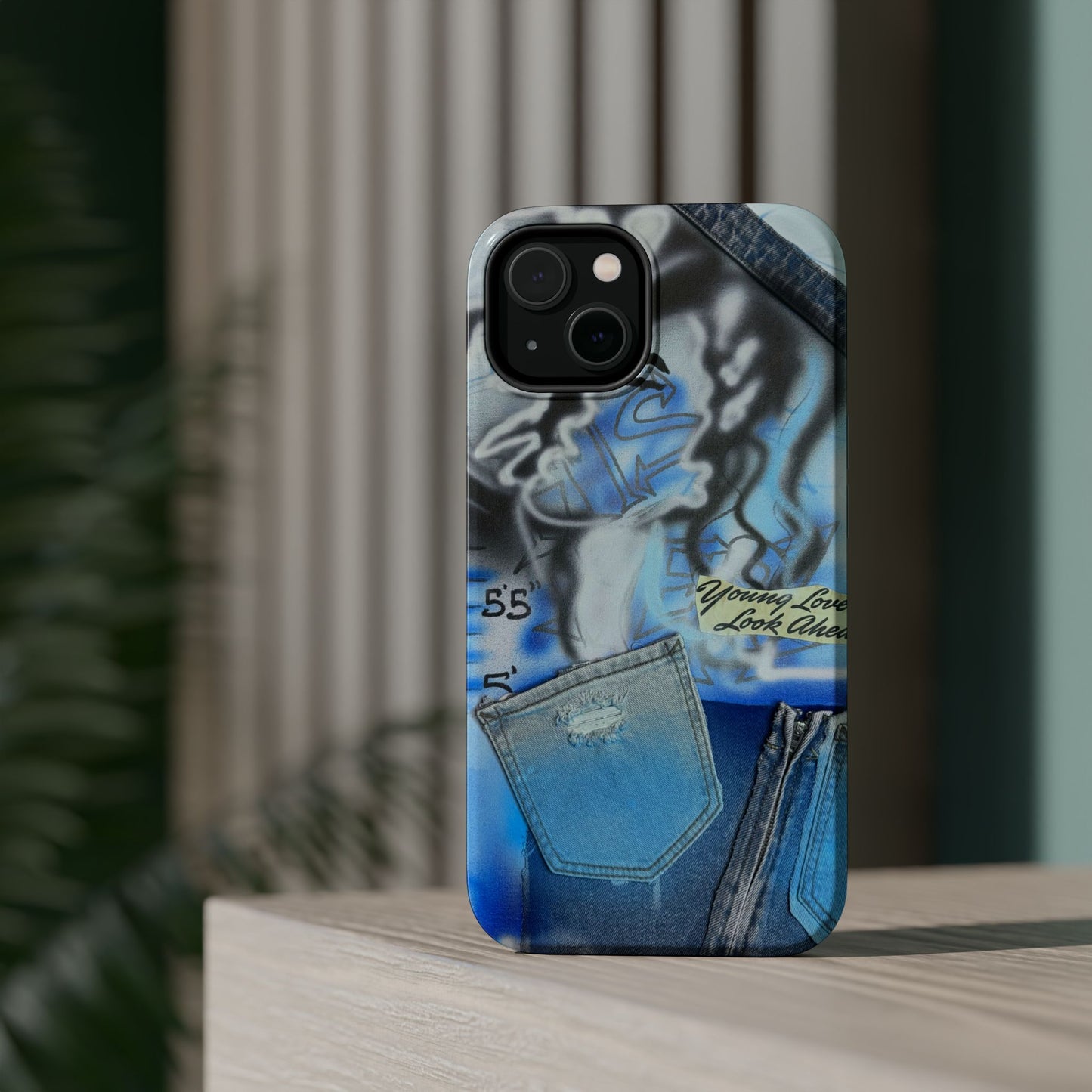 MagSafe "young lovers" airbrush iPhone case