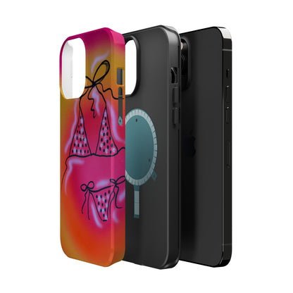 MagSafe "glitter bikini" airbrush iPhone case