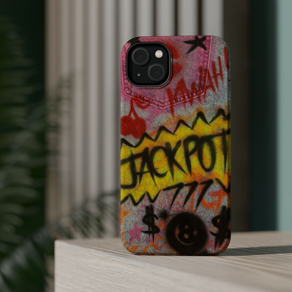 MagSafe "JACKPOT!" airbrush iPhone case