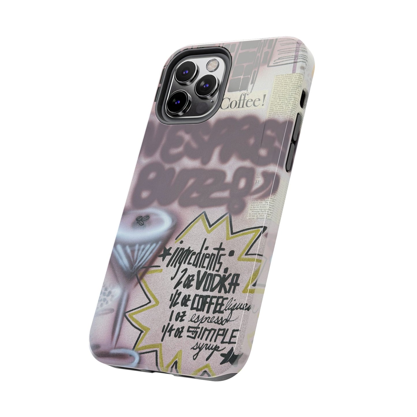 "espresso martini" airbrush iPhone case