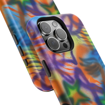 MagSafe "streetwear angel" airbrush iPhone case
