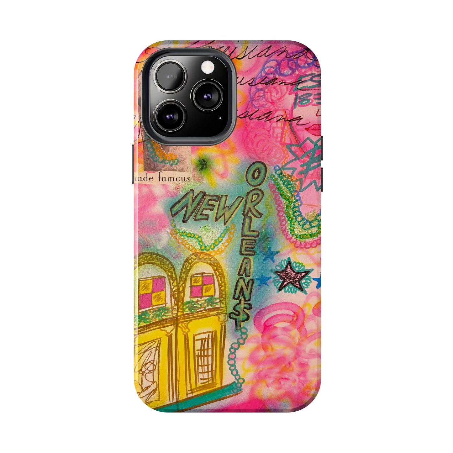 "new orleans, la" airbrush iPhone case