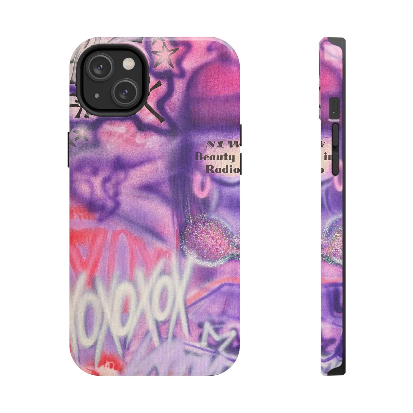 "mic check" airbrush iPhone case