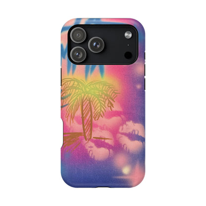 MagSafe "glowy night" airbrush iPhone case