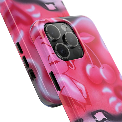 "on her way" airbrush iPhone case