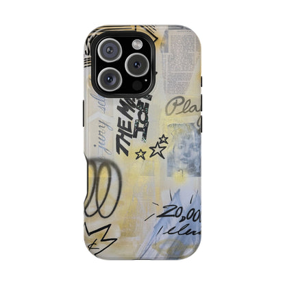 MagSafe "golden glacier" airbrush iPhone case