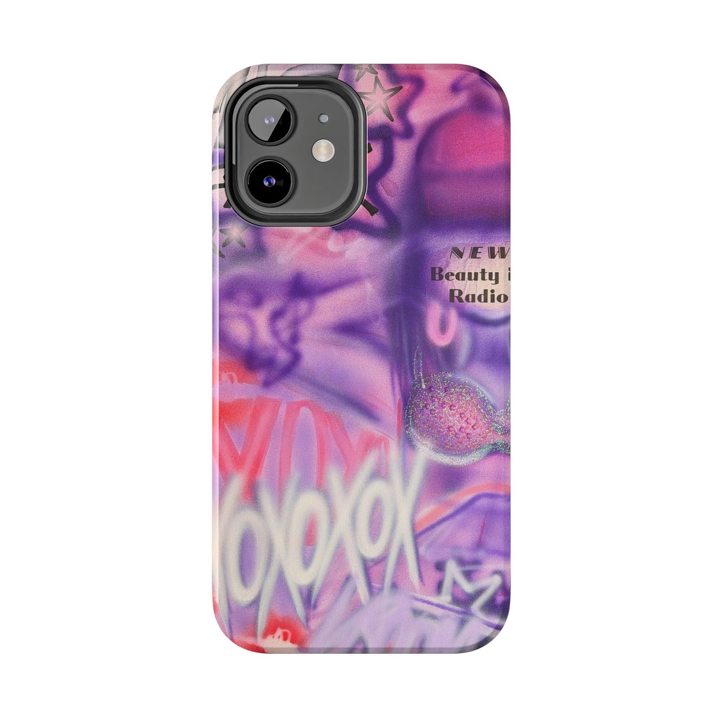 "mic check" airbrush iPhone case