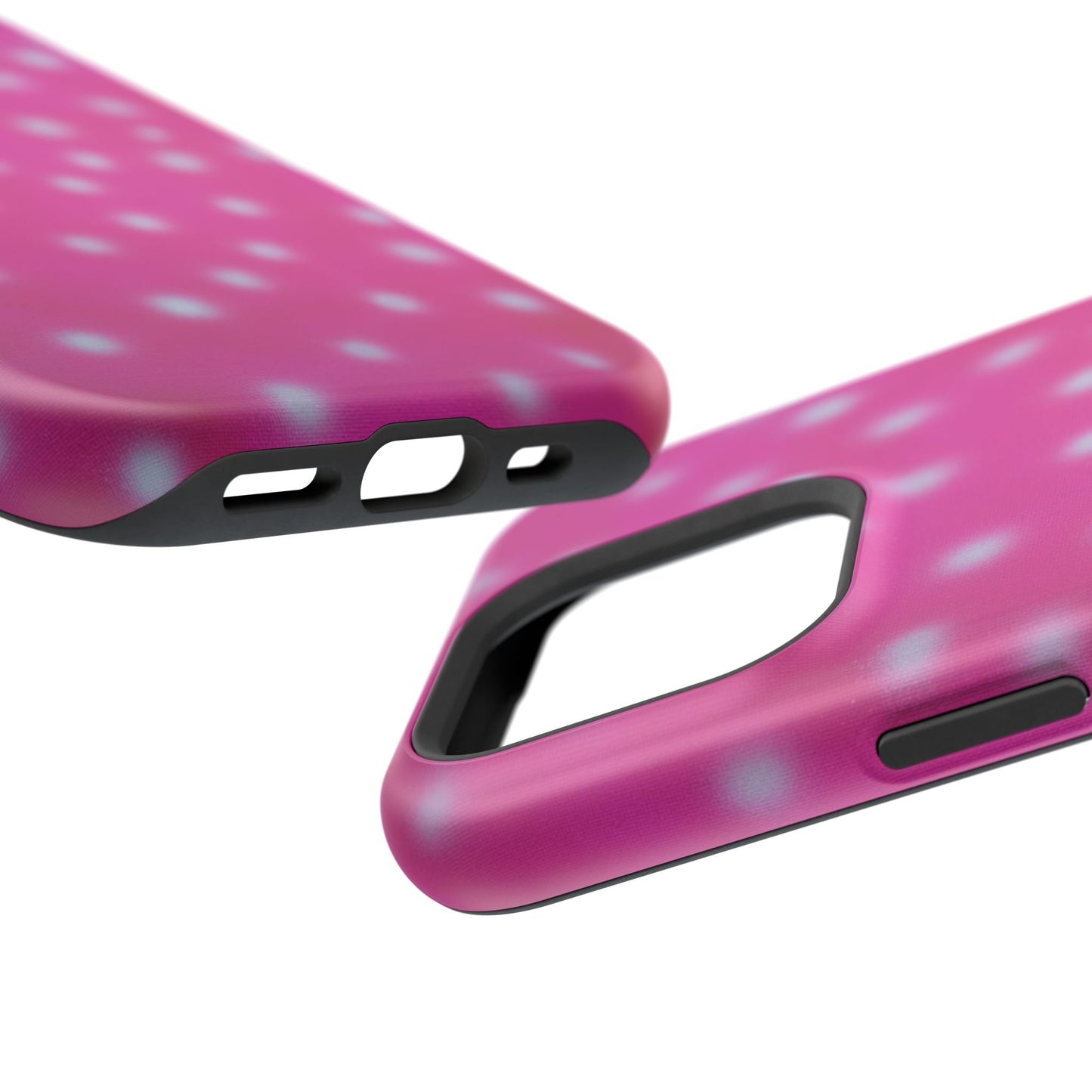MagSafe "bubblegum polka dot" airbrush iPhone case