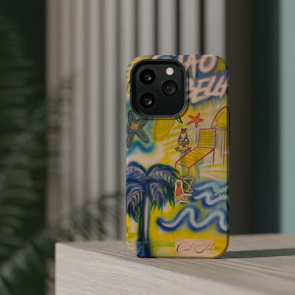 MagSafe "ciao bella" airbrush iPhone case