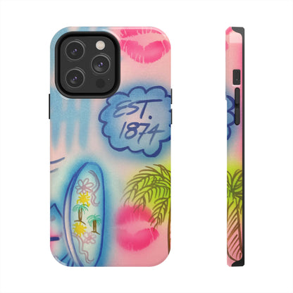 "in the wave" airbrush iPhone case
