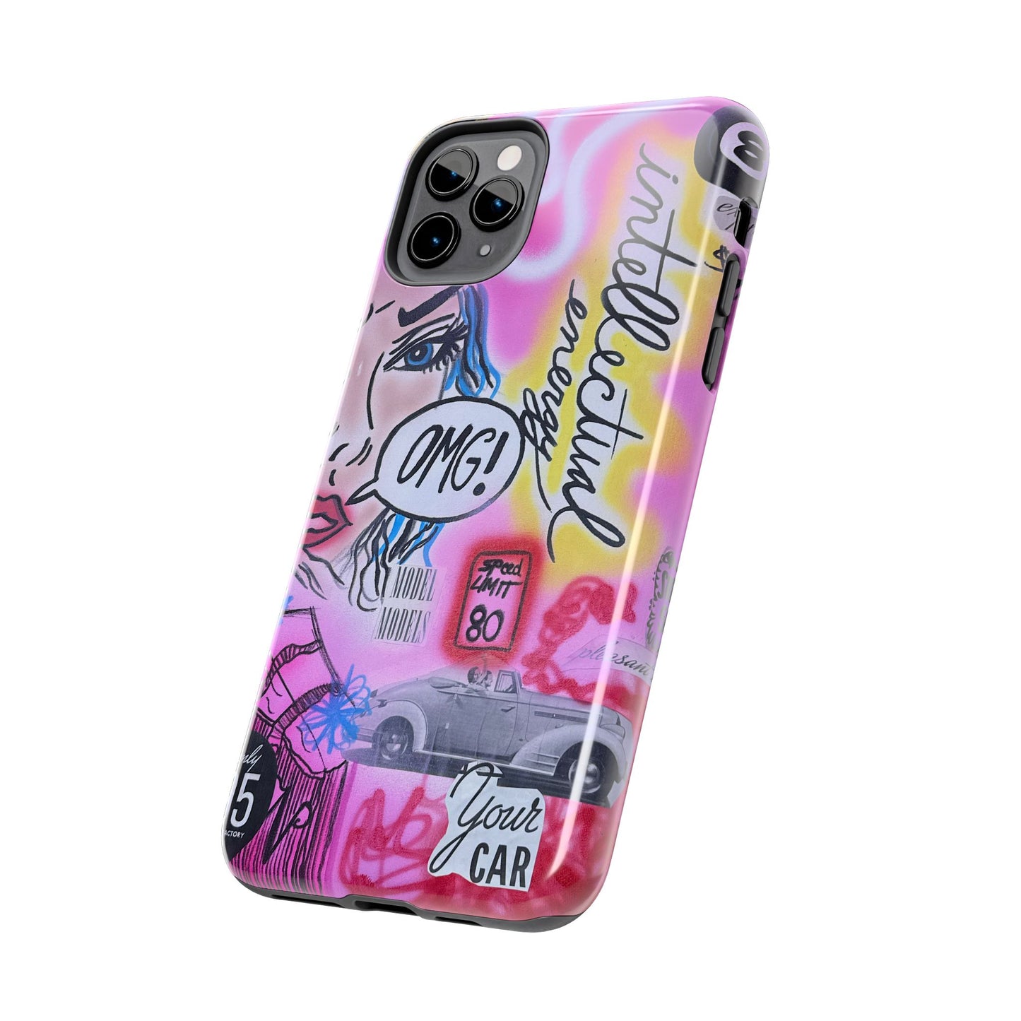 "intellectual energy" airbrush iPhone case
