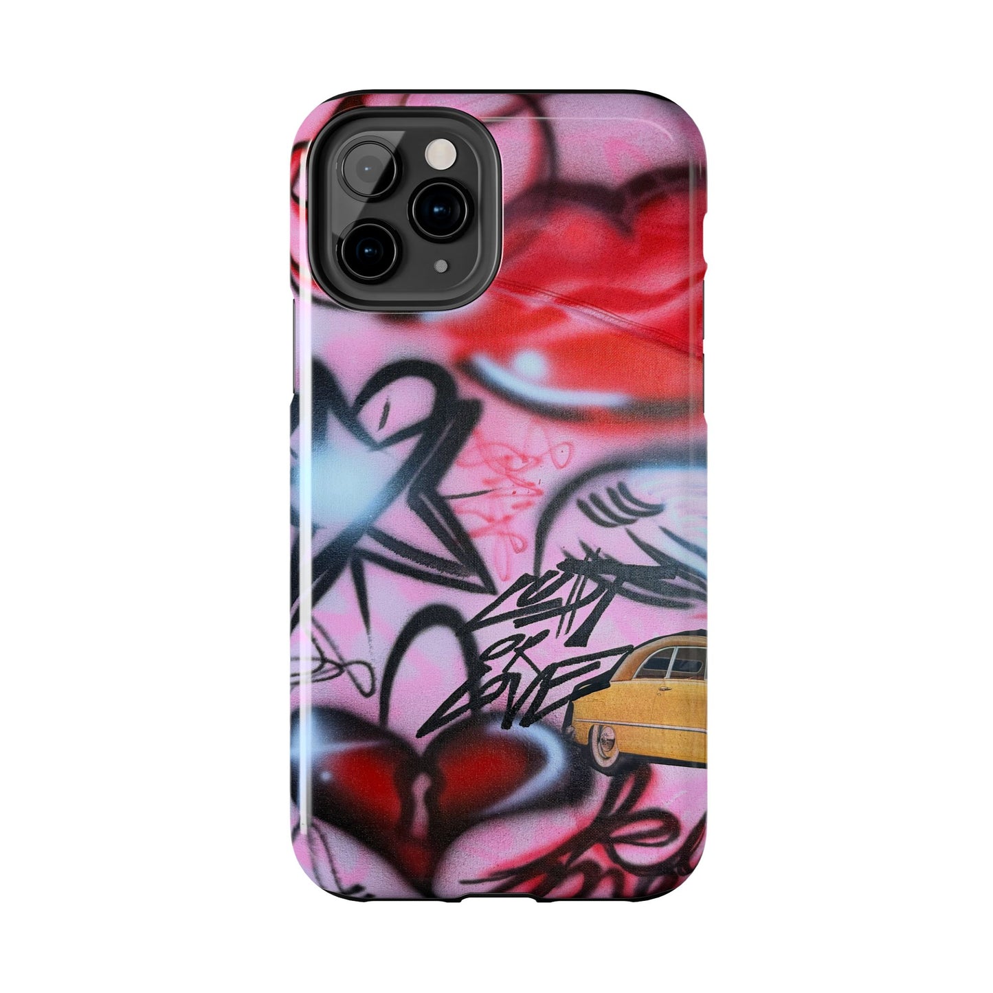 "lust or love" airbrush iPhone case
