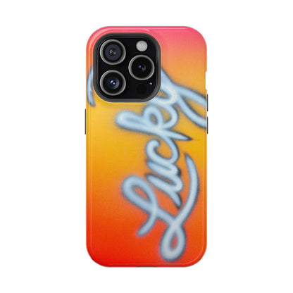 MagSafe "lucky" airbrush iPhone case