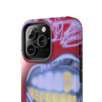 "tooth drip" airbrush iPhone case