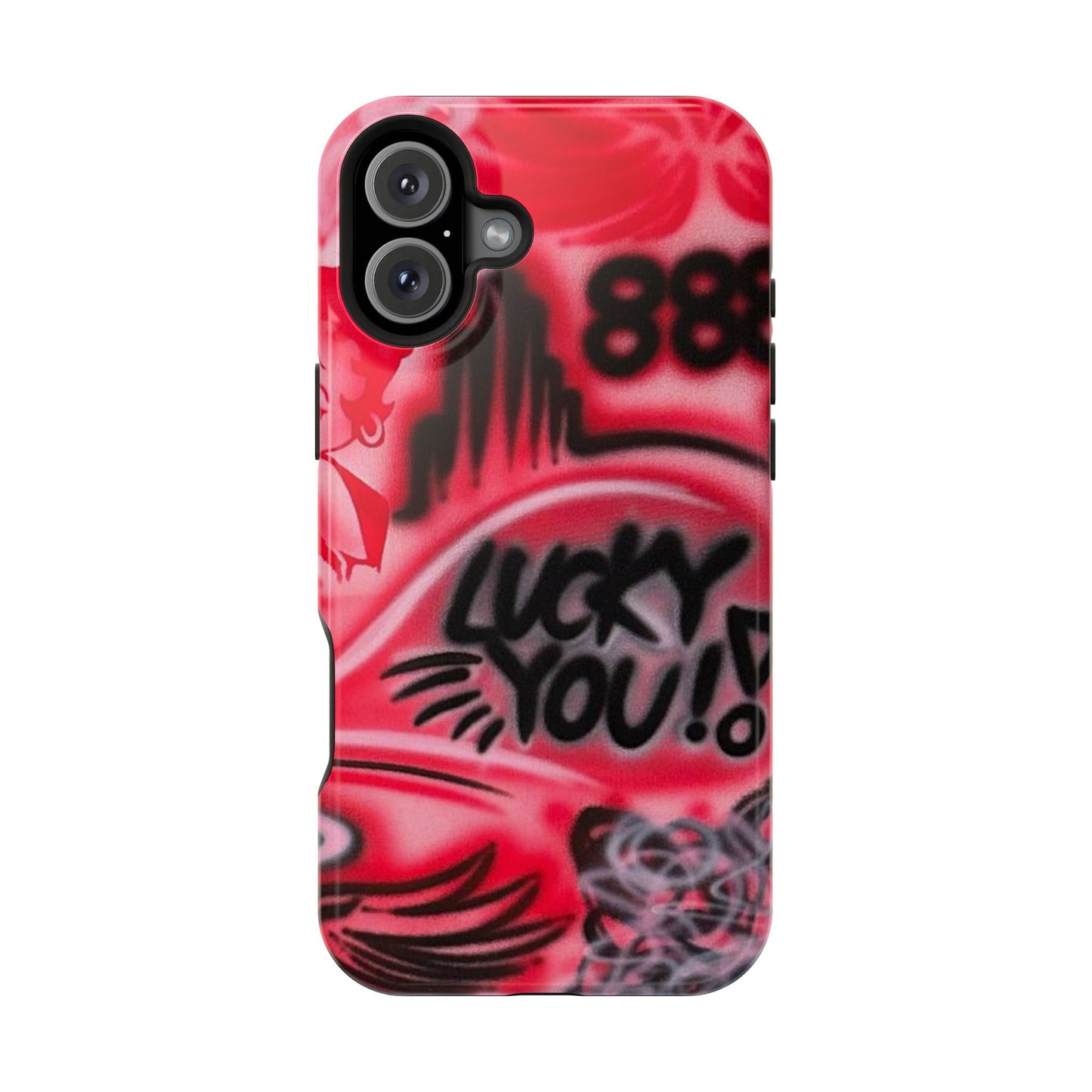 MagSafe „lucky you! pt. 2“ Airbrush iPhone Hülle
